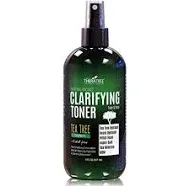 Clarifying Toner with MSM, Tea Tree & Neem Hydrosol, Complexion Control for Face & Body – Helps Reduce Appearance of Pore Size, Controls Oil to Tone, Balance & Hydrate Skin - 8 oz