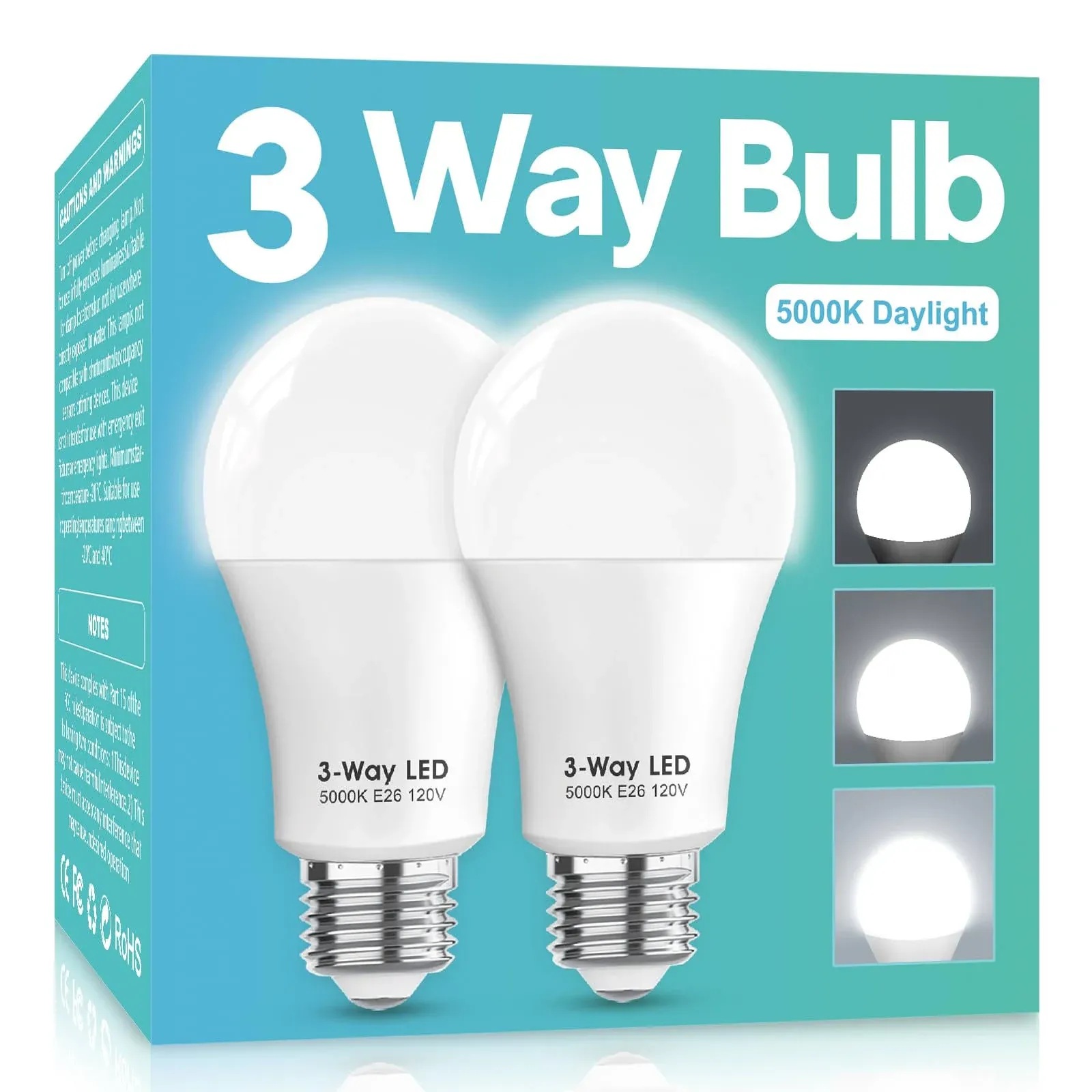 Gonhom 3 Way LED Light Bulbs