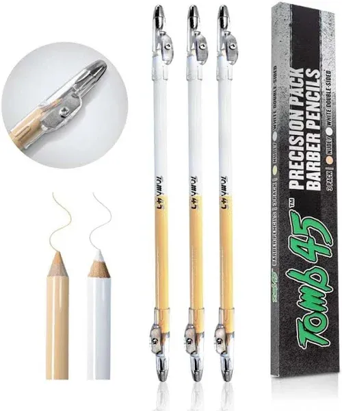 Tomb45 Precision Barber Pencil 3-Pack