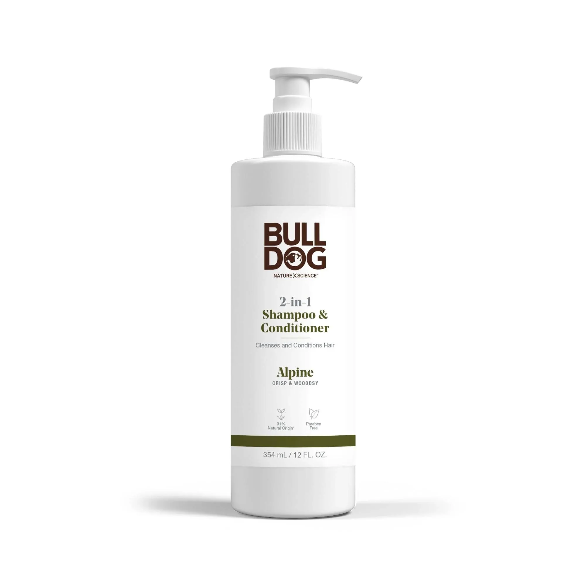 Bulldog Men's 2-in-1 Shampoo and Conditioner in Alpine Scent