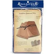 Realeather(R) Crafts Leather Journal Kit-Dark Brown