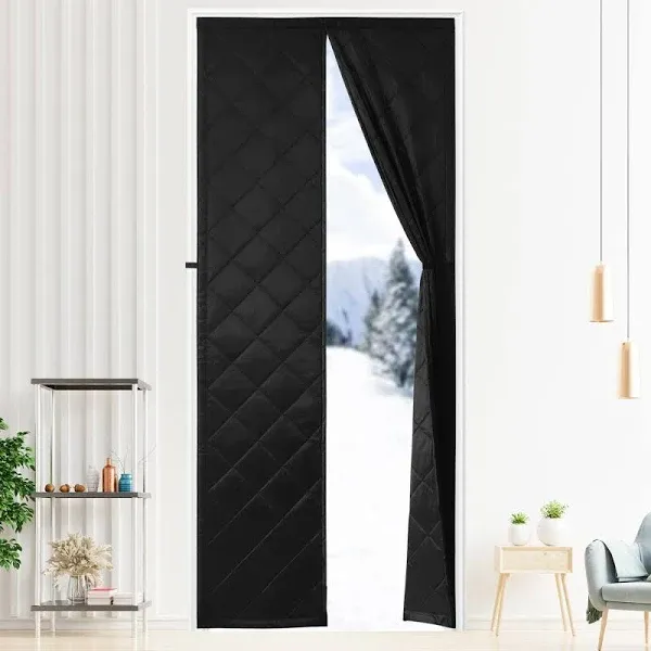 Odocovo Upgraded Magnetic Thermal Insulated Door Curtain,thicken Polyester Fiberfill & Thicker Oxford Fabric,temporary Door Screen