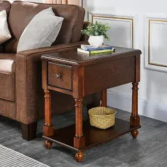 MODERION Narrow End Table with Drawer