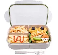 Miss Big Bento Box,Bento Box for Kids,Lunch Box Kids,Ideal Leakproof Kids Lunch Box,Lunch Containers No BPAs and Chemical Dyes,M/W,D/W & Fridge