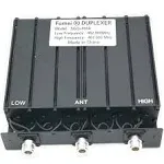 UHF 400-470MHz 50W Duplexer for Radio Repeater with Preset Low Frequency 462M...