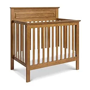 DaVinci Autumn 4-in-1 Convertible Mini Crib in Slate, Greenguard Gold Certified Slate Crib