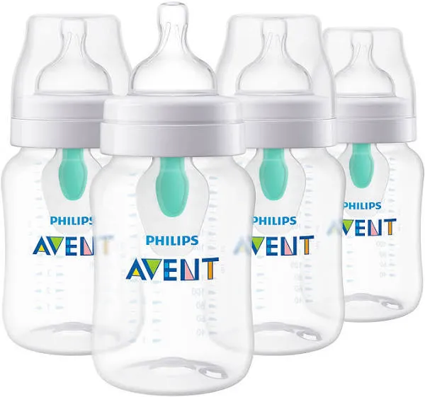 Anti-colic bottle with AirFree vent