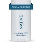 Native Deodorant Sea Salt & Cedar