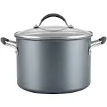 Circulon 8-Quart ScratchDefense A1 Series Nonstick Stockpot with Lid, Graphite