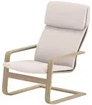 Hometown Market The Pello Replacement Cover Is Made Compatible with IKEA Pello Chair or Armchair Slipcover (Polyester Beige)