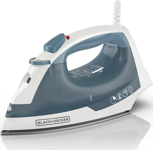 BLACK+DECKER IR40V Easy Steam Compact Iron - Blue/White