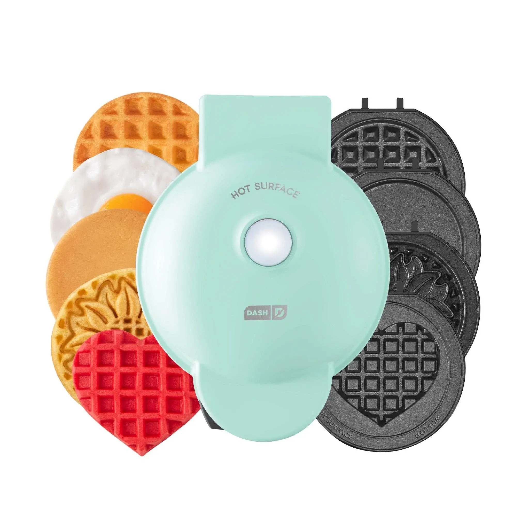 Dash Mini Waffle System with Removable Plates