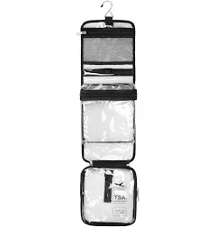 Relavel TSA Approved Clear Hanging Toiletry Bag