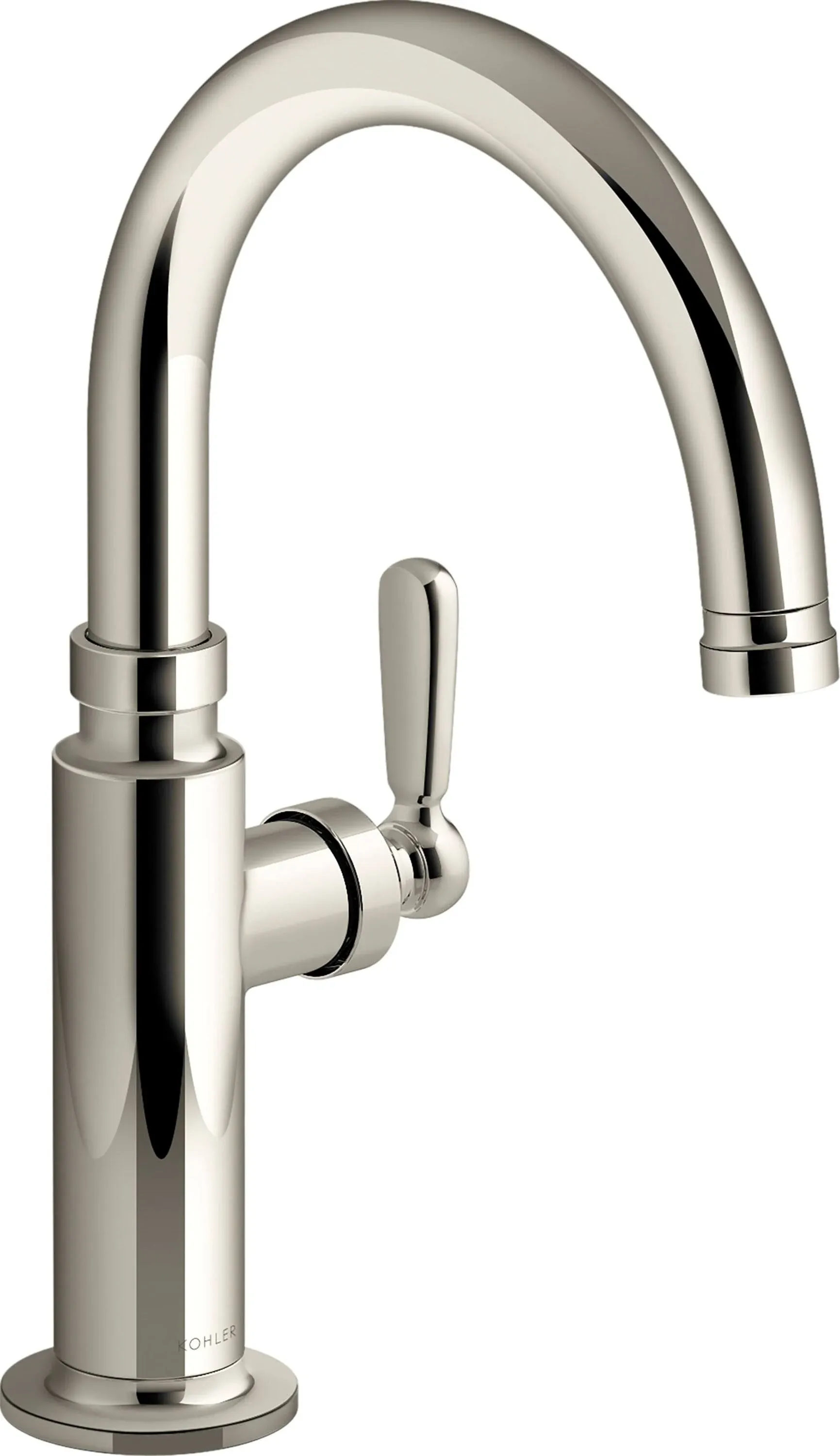 Edalyn by Studio McGee Single-Handle Bar Sink Faucet Vibrant Polished Nickel