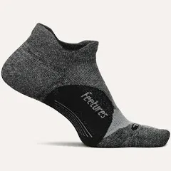 Feetures Elite Light Cushion No Show Tab Ankle Socks - Sport Sock with Targeted Compression - (1 Pair)