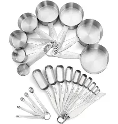 Measuring Cups and Spoons Set of 24 Piece