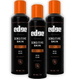 Edge Sensitive Skin Shave Gel for Men Sensitive Skin with Aloe