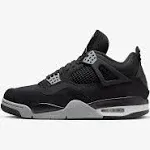 Air Jordan 4 Retro Black Canvas (GS)