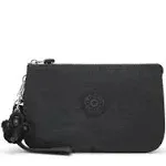 Kipling Creativity Extra Large Printed Wristlet Black NWD