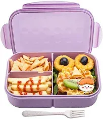 Miss BIG Bento Box,Bento Lunch Box for Kids Lunch Box Kids,Ideal Leak Proof,No BPAs and No Chemical Dyes,Microwave and Safe