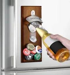 Gifts for Men Dad, Wall Mounted Magnetic Bottle Opener