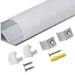 StarlandLed V-Shape LED Aluminum Channel 10-Pack