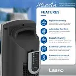 Lasko XtraAir 48 Tower Home Fan Air Ionizer with Remote Control