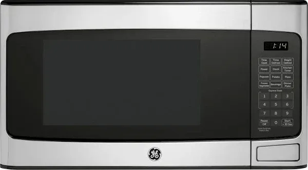 GE 1.1 Cu. ft. Capacity Countertop Microwave Oven Stainless Steel