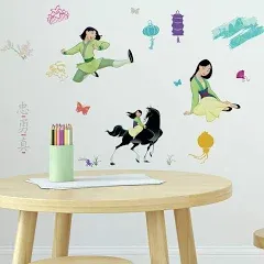 RoomMates Mulan Peel and Stick Wall Decals