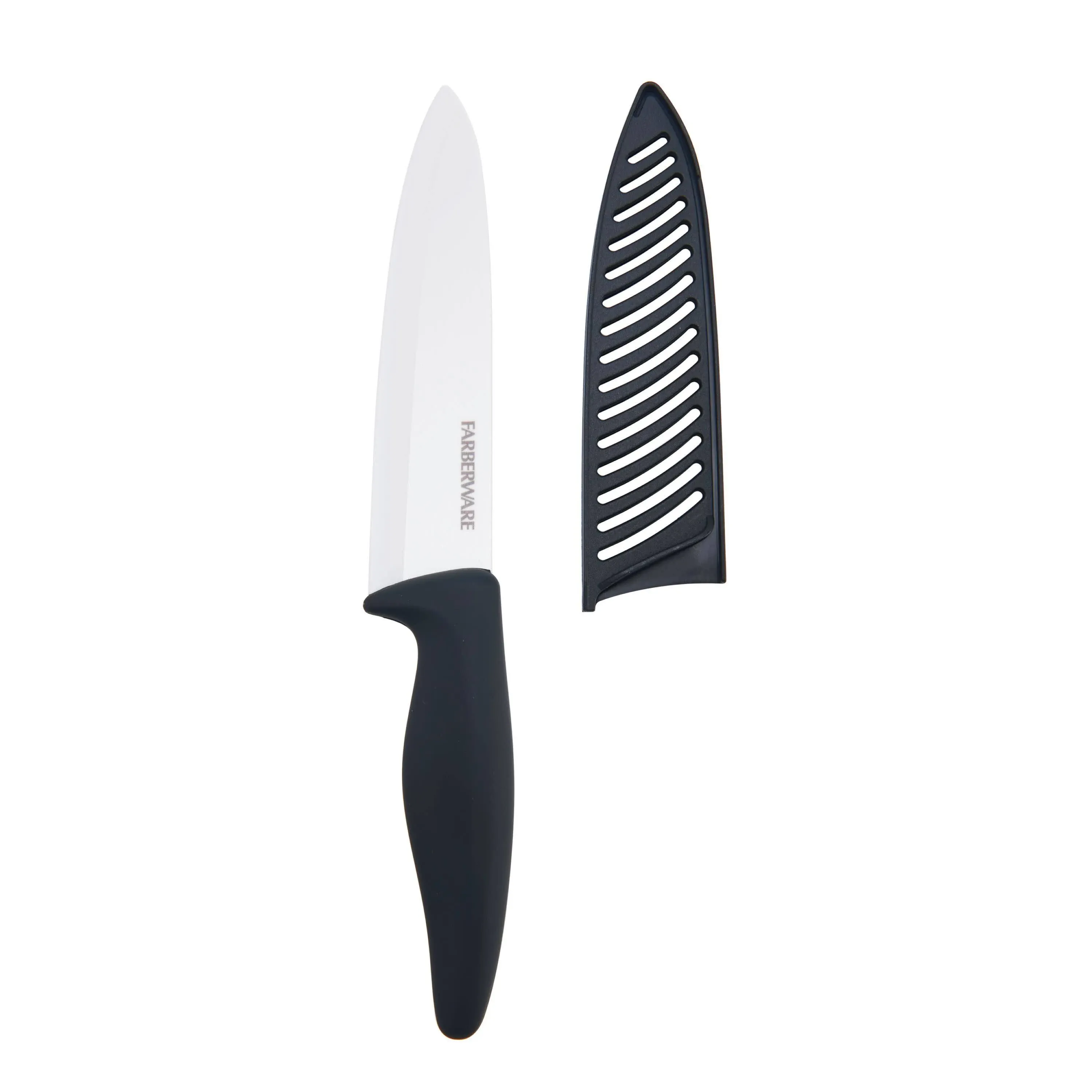 Farberware 6-inch Ceramic Chef Knife with Blade Cover and