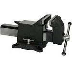 Yost Utility Workshop Bench Vise All Steel, Interlocking Swivel Base, 360 Degree