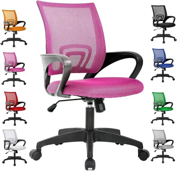 BestOffice Home Office Chair Ergonomic Desk Chair Mesh Computer Chair with Lumbar Support Armrest Executive Rolling Swivel Adjustable