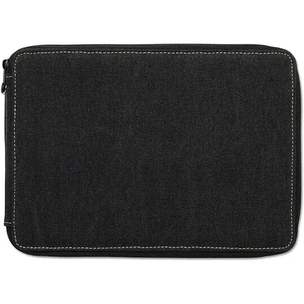 120-slot Black Canvas Pencil Case