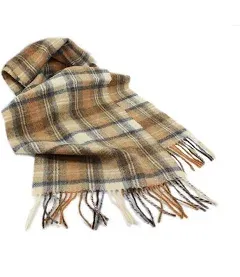 Biddy Murphy 100% Irish Lambswool Plaid Scarf, Soft & Warm, Celtic Tartan Pattern, Imported