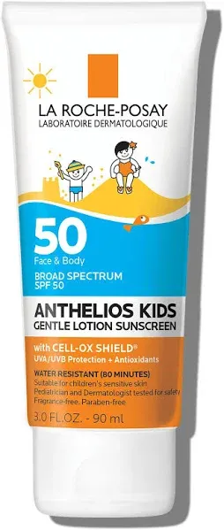 La Roche-Posay 50 Face &amp; Body Anthelios Kids Gentle Lotion Sunscreen SPF50 6.7oz