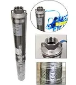 Hallmark Industries 2-HP 230-Volt 33-GPM Stainless Steel Submersible Well Pump MA0419X-12A