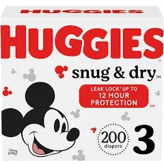 Huggies Snug Dry Baby Diapers