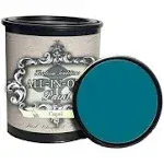 ALL-IN-ONE Paint, Capri (Green Teal), 32 Fl Oz Quart. Durable cabinet and furniture paint. Built in primer and top coat, no sanding needed.