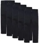 The Children's Place Boys Uniform Stretch Skinny Chino Pants, 5-Pack, Sizes 4-16, Boy's, Size: 10, Blue