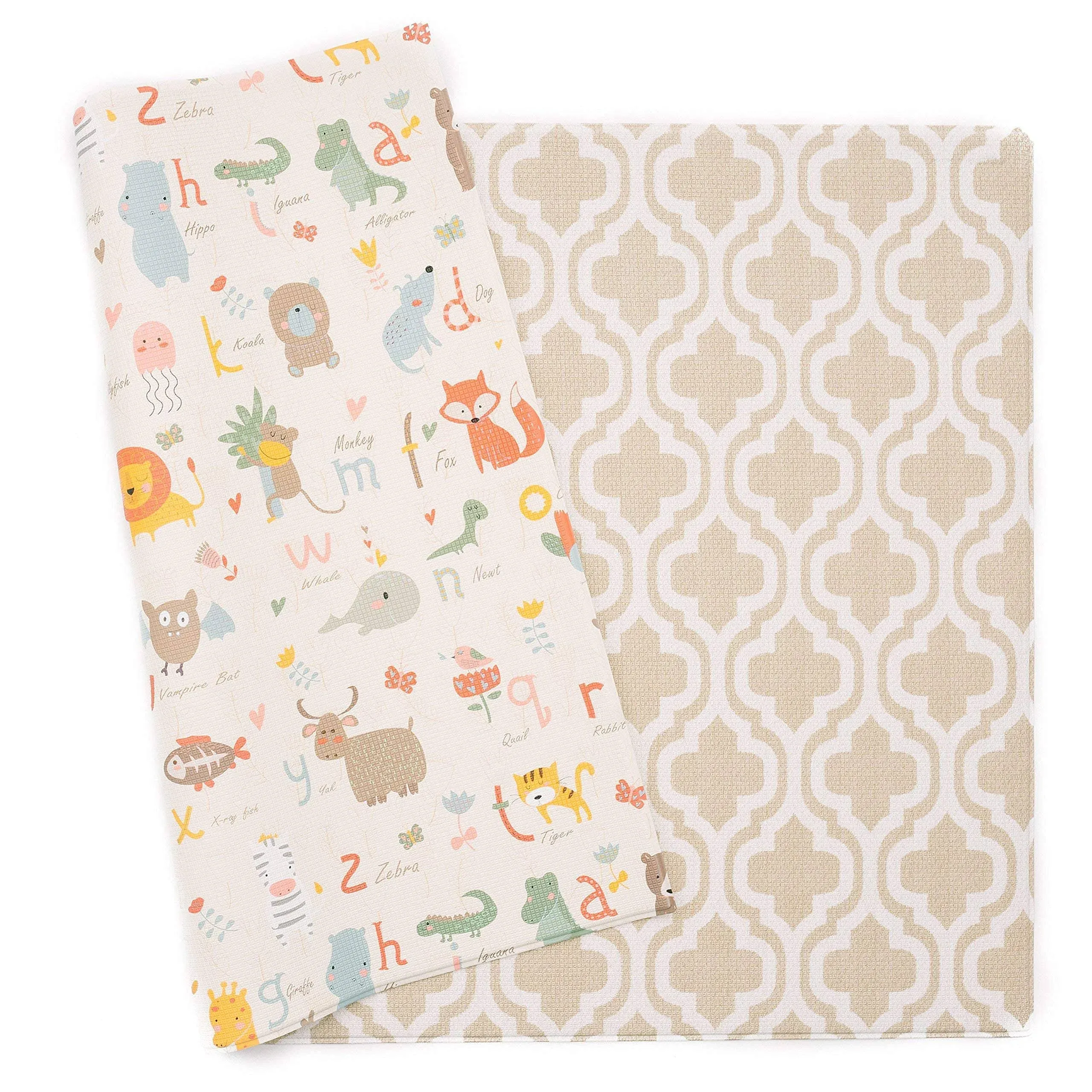 Baby Care Play Mat - Haute Collection (Large, Moroccan - Beige)