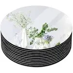 Coo-Drill 10" Round Mirrors for Centerpieces, Circle Mirror Centerpieces for Tables, Mirror Plates 2mm, Centerpieces & Wedding Decorations & Baby