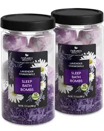 Nature's Beauty Lavender Chamomile Sleep Bath Bomb Gift Set