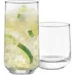 Libbey Ascent 16-Piece Tumbler and Rocks Glass Set