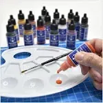 Micro-Mark Basic Color Acrylic Paint Set