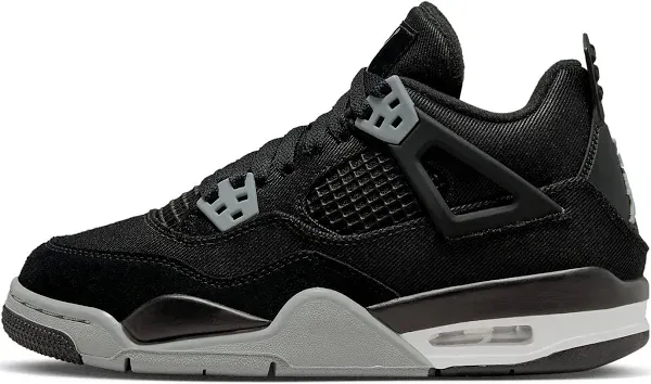 Air Jordan 4 &#034;Black Canvas&#034; GS