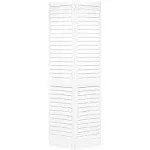 Louvered Wood Painted Plantation Bi-Fold Door Kimberly Bay Size: 24" x 80"