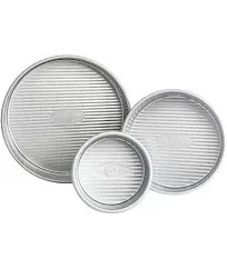 USA Pan Nonstick Round Cake Pan Set of 3, Small