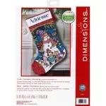 Dimensions Counted Cross Stitch Stocking Kit - Cute Carolers