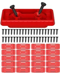 NyVoozy(20pcs-<wbr/>Red Feet Mounting System Mounting Feet for Milwaukee Packout Mount