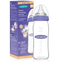 Lansinoh Glass Baby Bottle 160ml